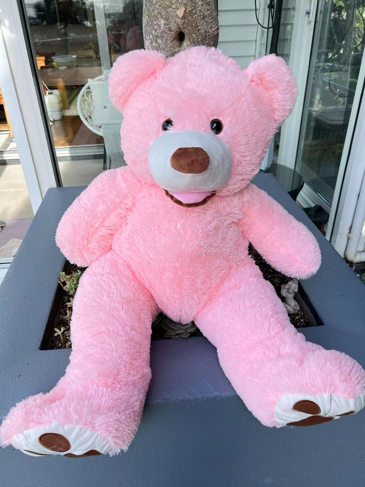 Giant teddy bear 100cms --pink